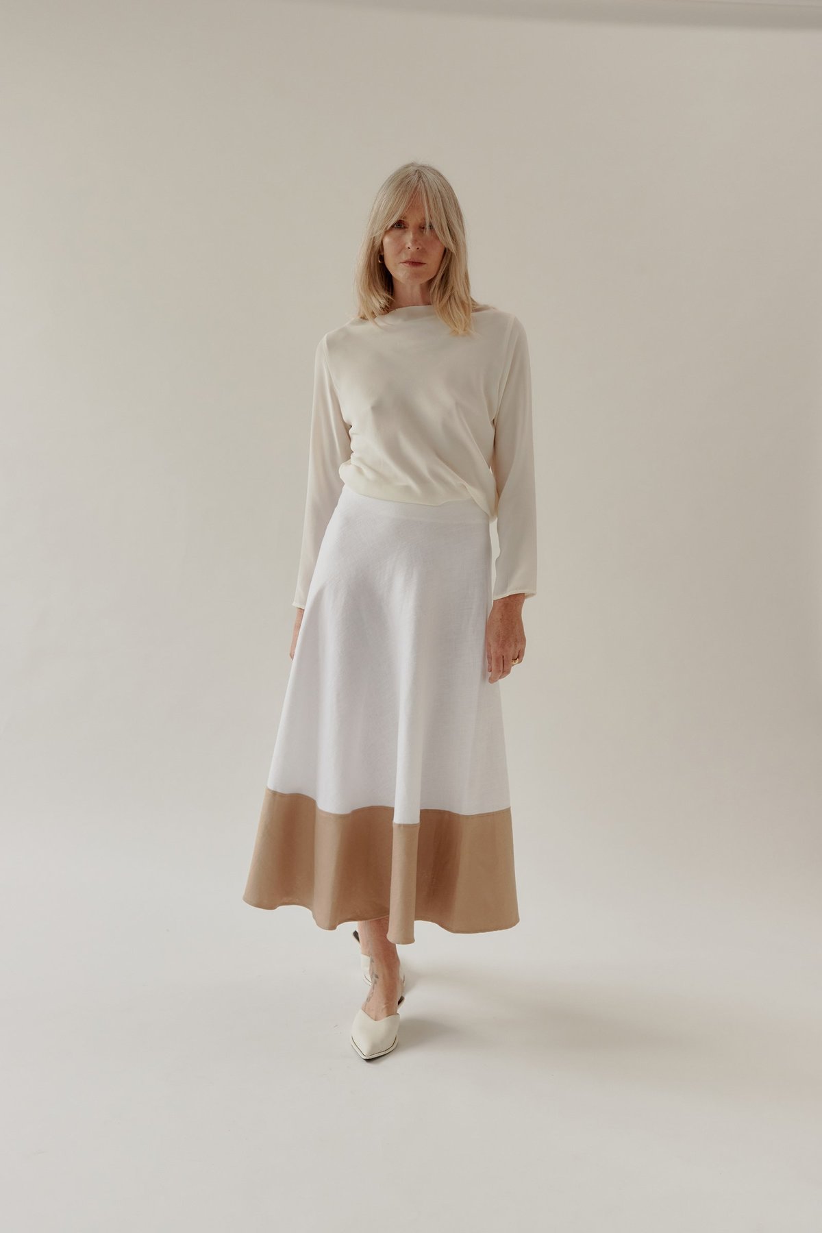 Mina Gwyn Skirt - White - Image 1 of 10