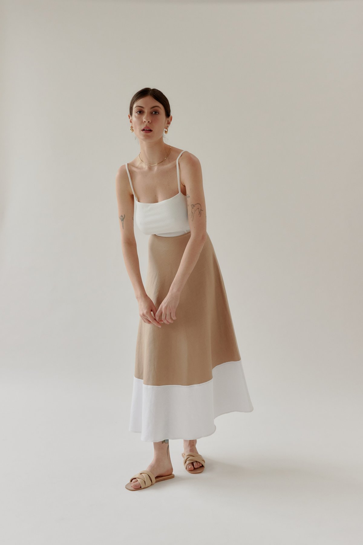 Mina Gwyn Skirt - White - Image 5 of 10