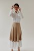 Mina Gwyn Skirt - White - Thumbnail 6