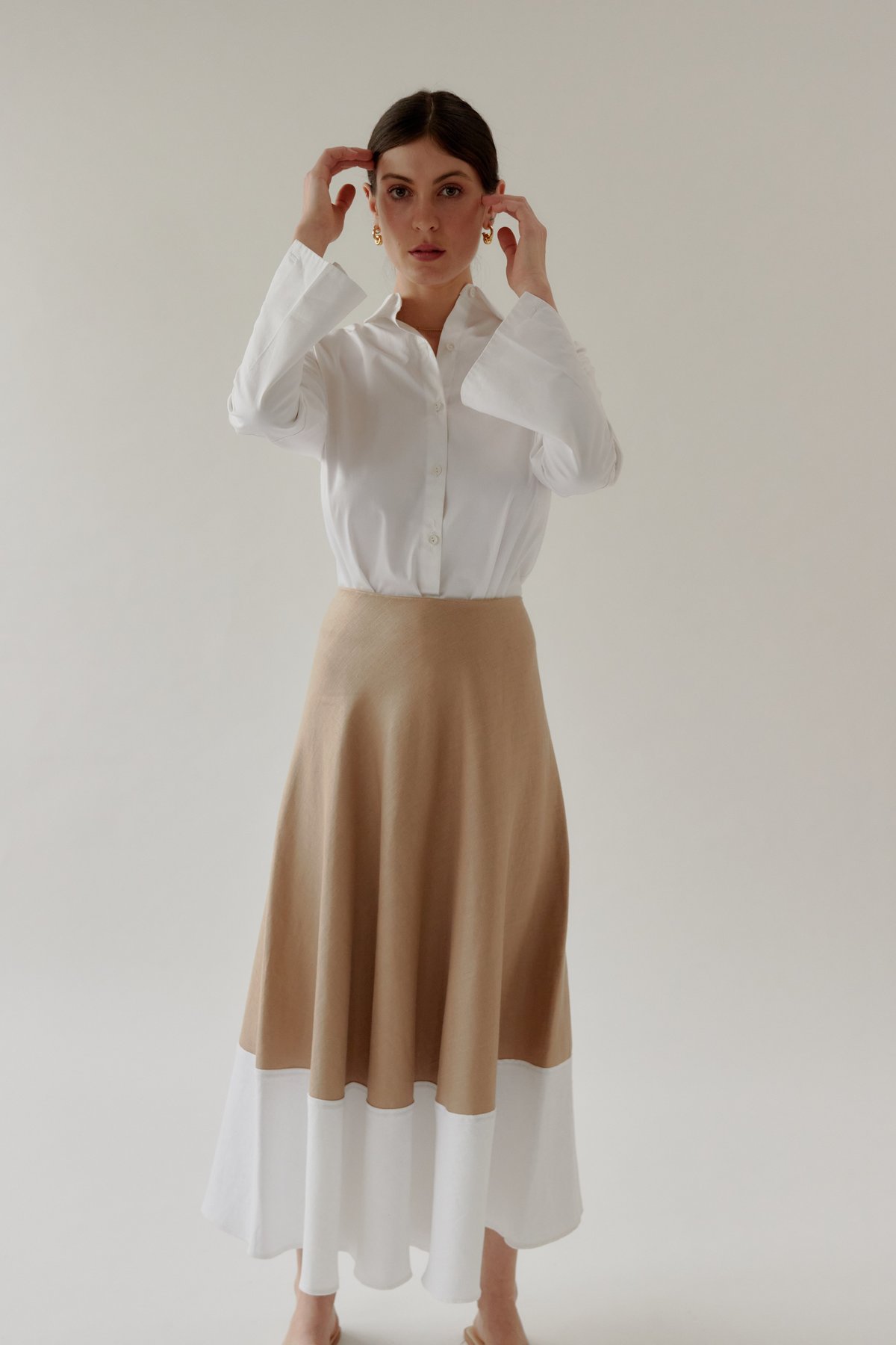 Mina Gwyn Skirt - White - Image 6 of 10