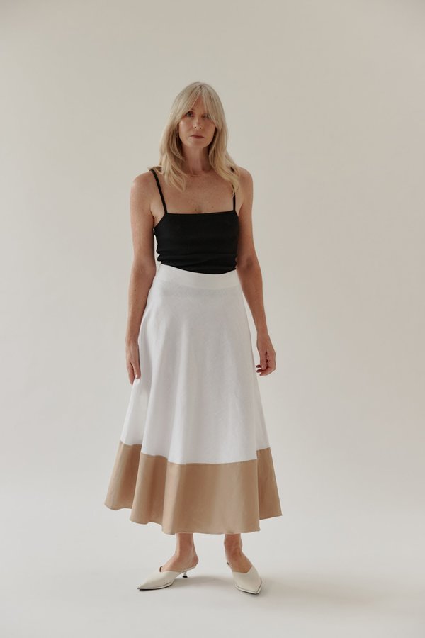 Mina Gwyn Skirt - White