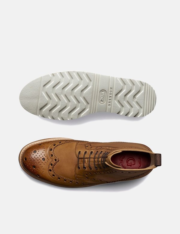 Grenson Fred Boot (Calf Leather) - Tan 