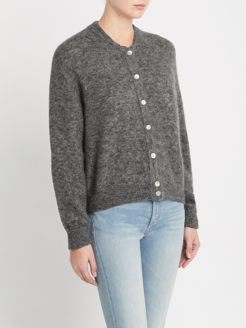 American Vintage Zabidoo Cardigan Heather Grey