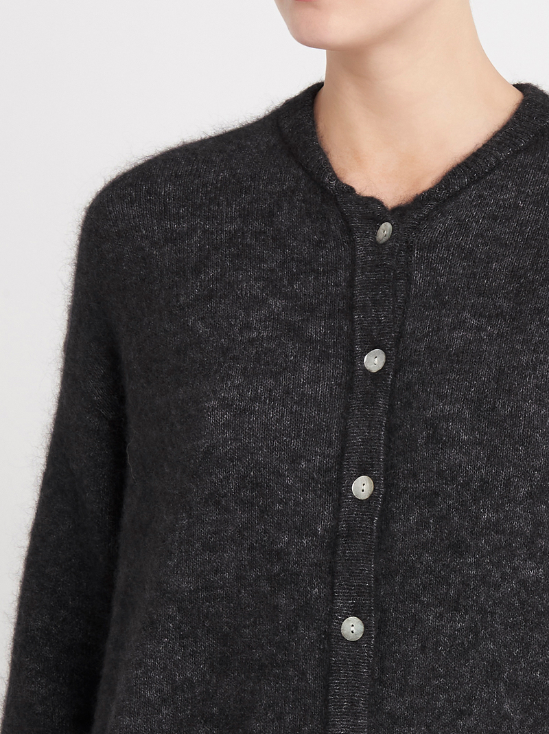 American Vintage Zabidoo Cardigan Carbon Melange Garmentory