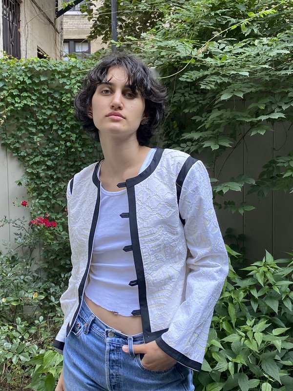 Alix of Bohemia jacket - white