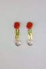 Rachel Comey Ayala Earring - Red - Thumbnail 1