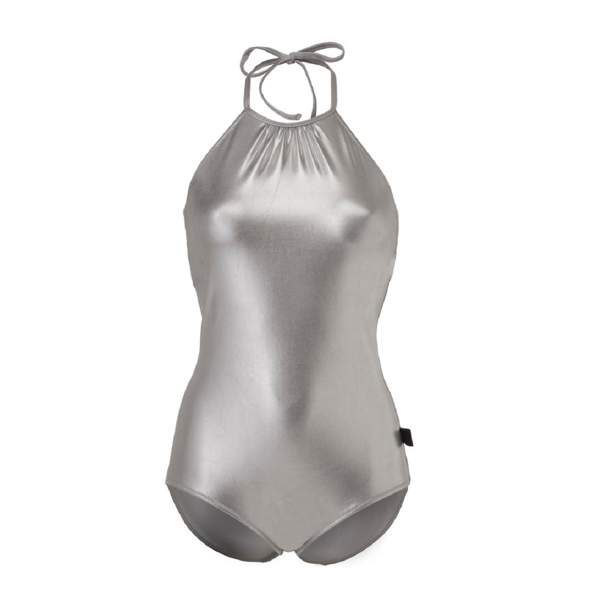 Nununu Collar Swimsuit - SILVER - Image 1 of 5