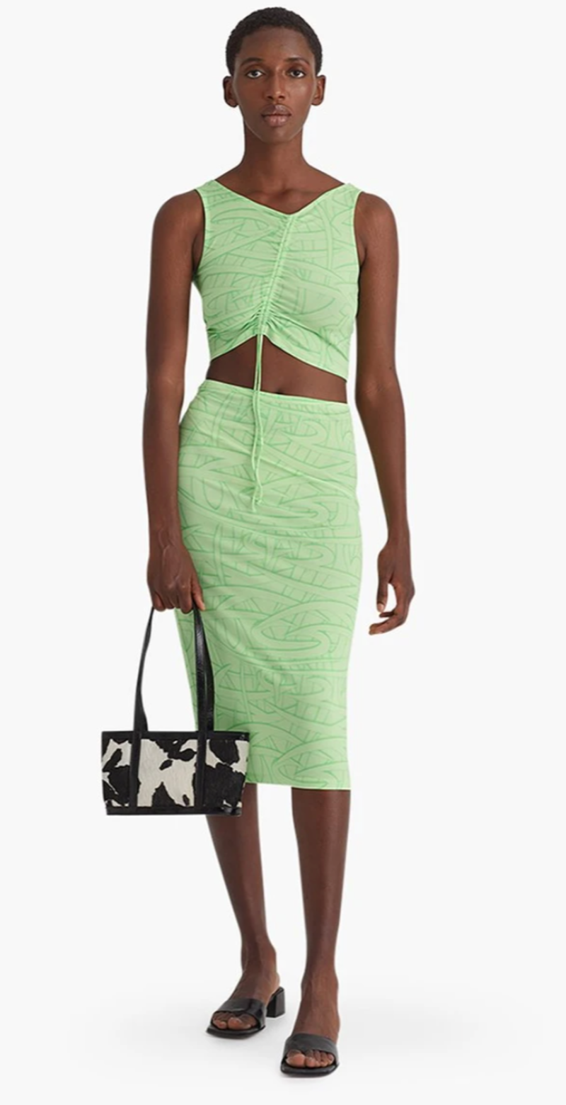paloma wool george skirt - green | Garmentory
