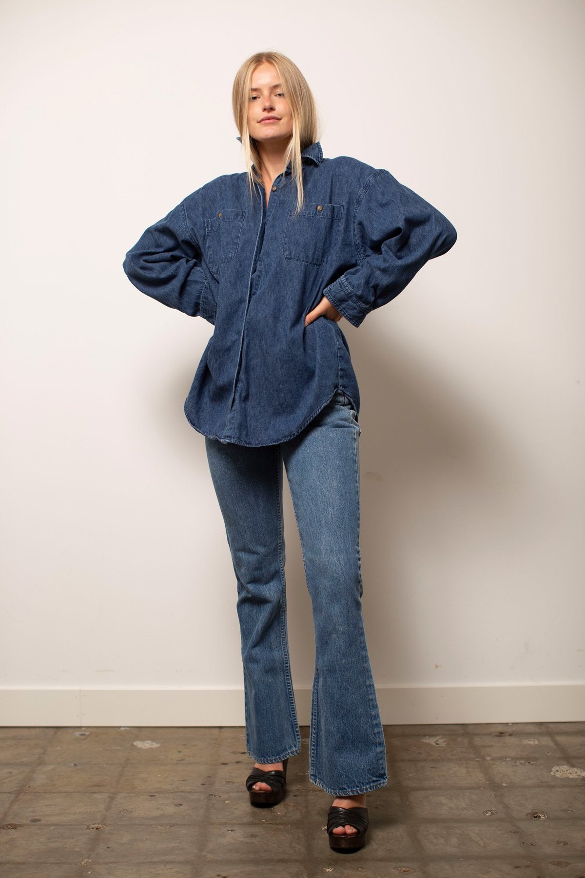 Safari Denim Button Down
