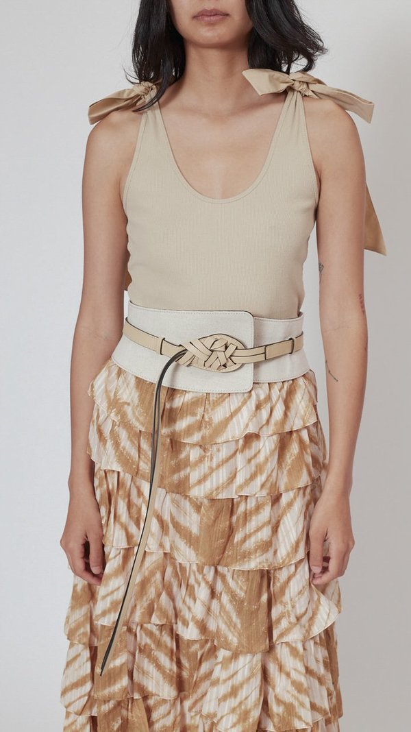 Ulla Johnson Paola Belt - Natural | Garmentory display picture 1
