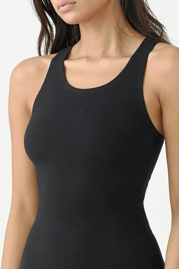 Joah Brown Classic Bodycon Maxi Dress - Black Flexrib | Garmentory