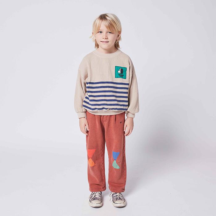 トップス Bobo Choses stripes sweatshirt 10y-12y kids Bobo Choses Child stripes Sweatshirt - Taupe | Garmentory
