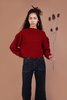 Meadows Bramble Knit Sweater - Red - Thumbnail 4