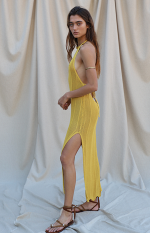 Moana Midi Dress- Pineapple SAMPLE | Garmentory
