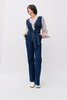[Pre-Loved] Alice + Olivia Zip Front Jumpsuit - Denim - Thumbnail 6