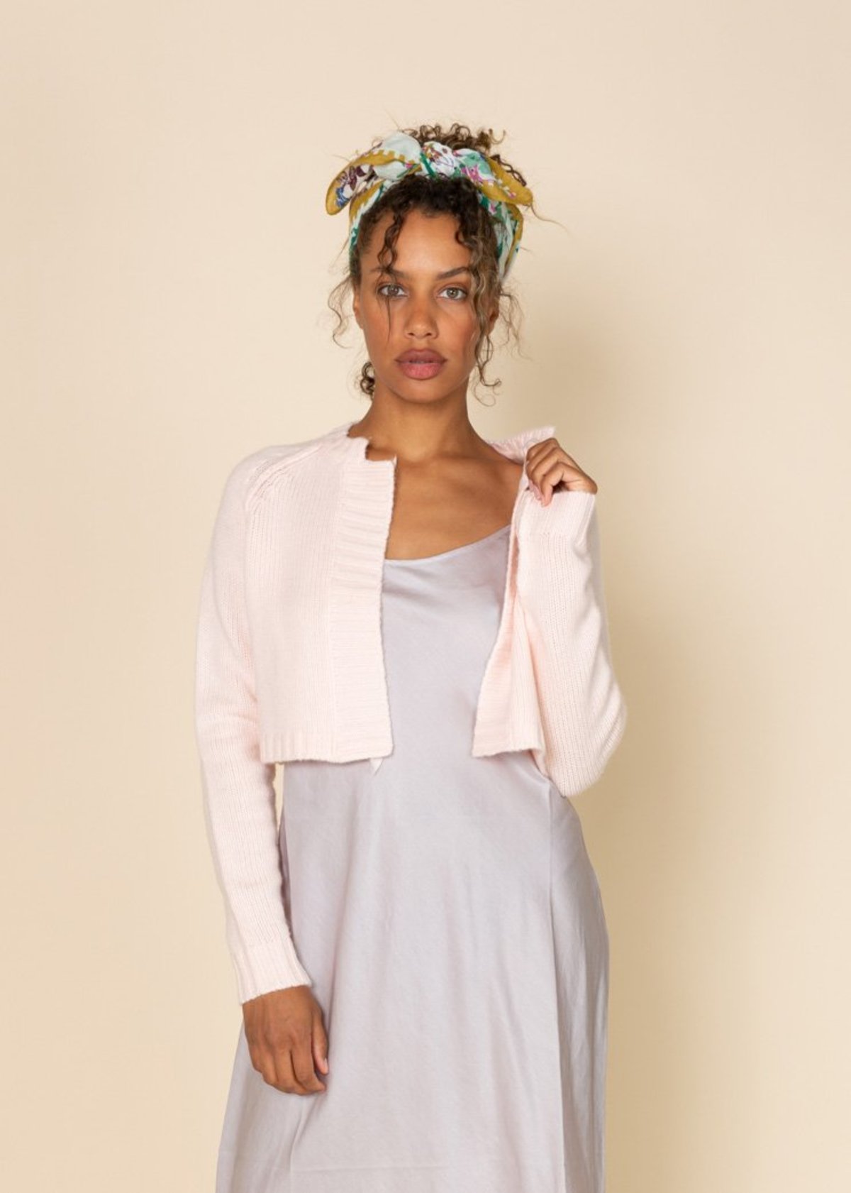 Brazeau Tricot Curator Cardigan - talc - Image 2 of 5