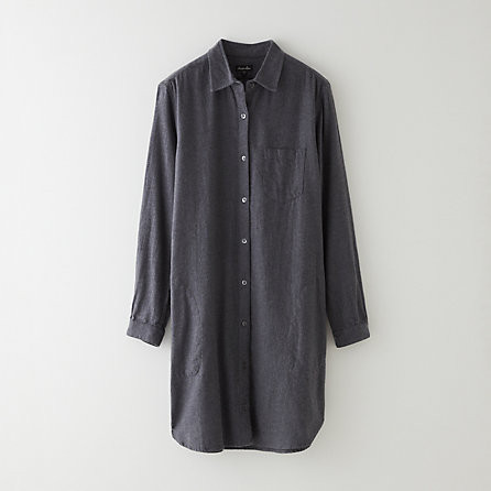 Steven Alan Classic Shirtdress Charcoal Steven Alan Classic Shirtdress Charcoal