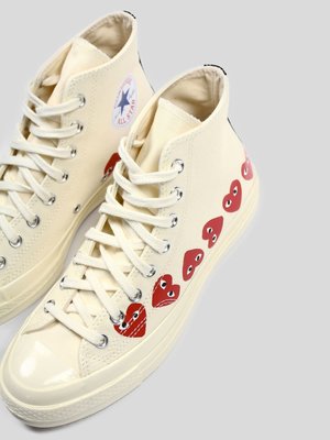 off white heart converse