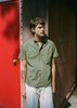 Steven Alan Short Sleeve Single Needle Shirt - Olive Poplin - Thumbnail 1