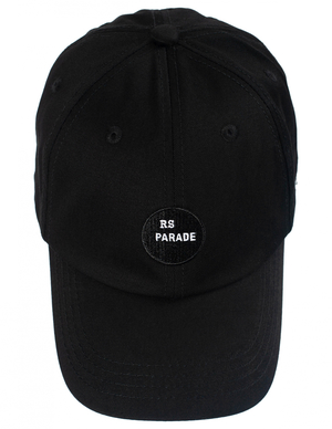 Raf Simons Embroidered RS Parade Cap - Black | Garmentory