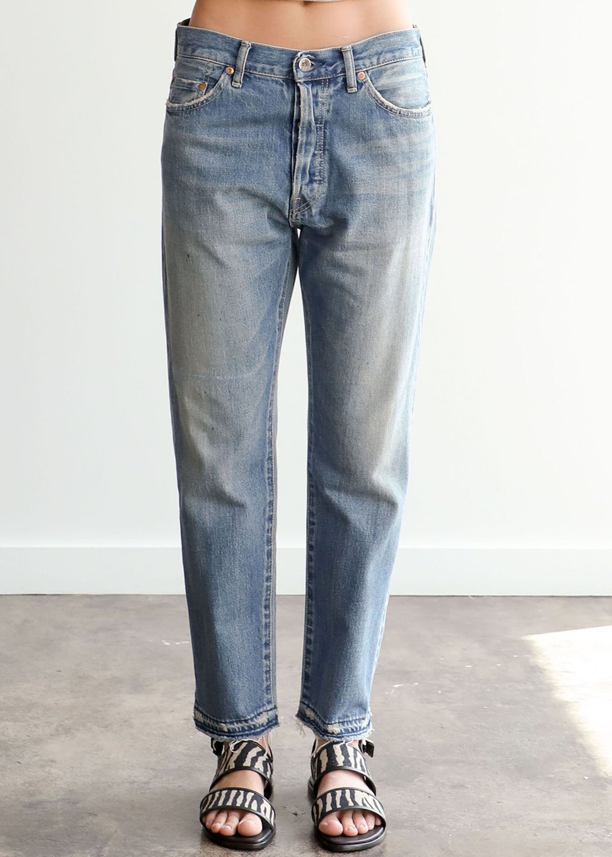 Chimala Selvedge Denim Narrow Tapered Cut denim - Vintage Medium - Image 2 of 4