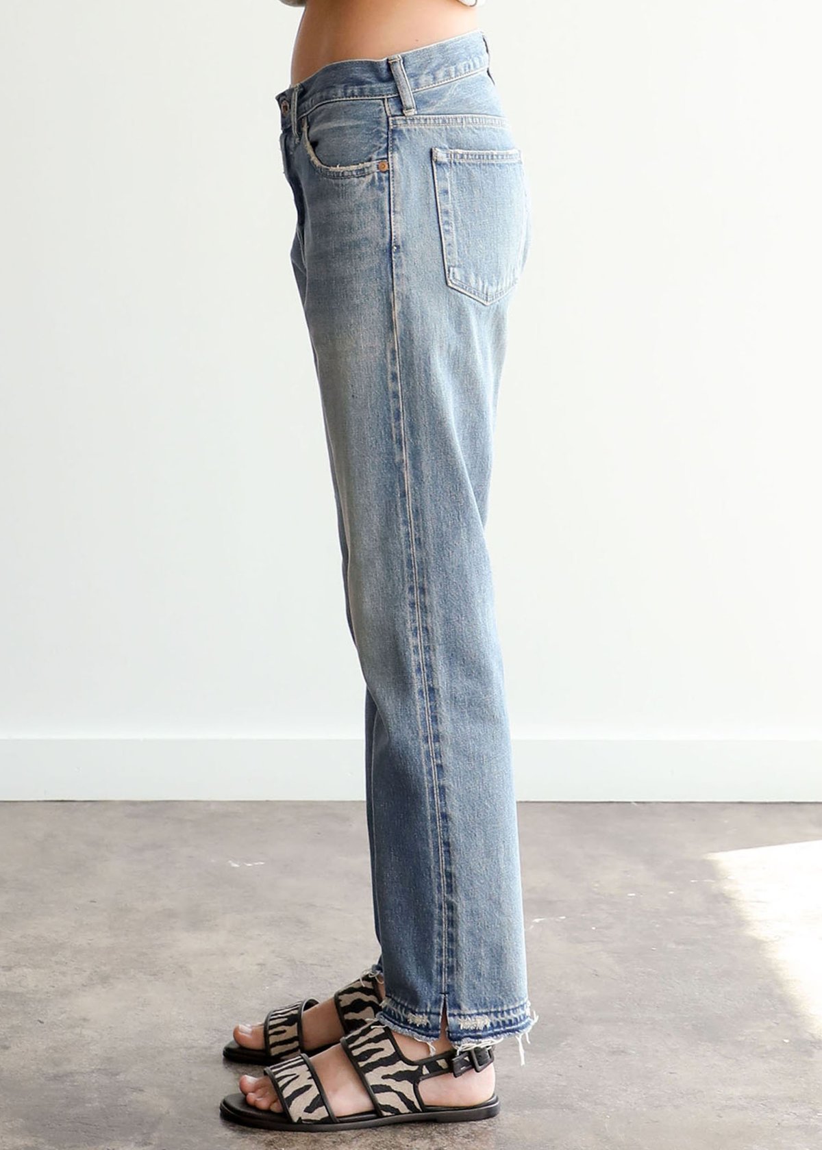 Chimala Selvedge Denim Narrow Tapered Cut denim - Vintage Medium - Image 3 of 4