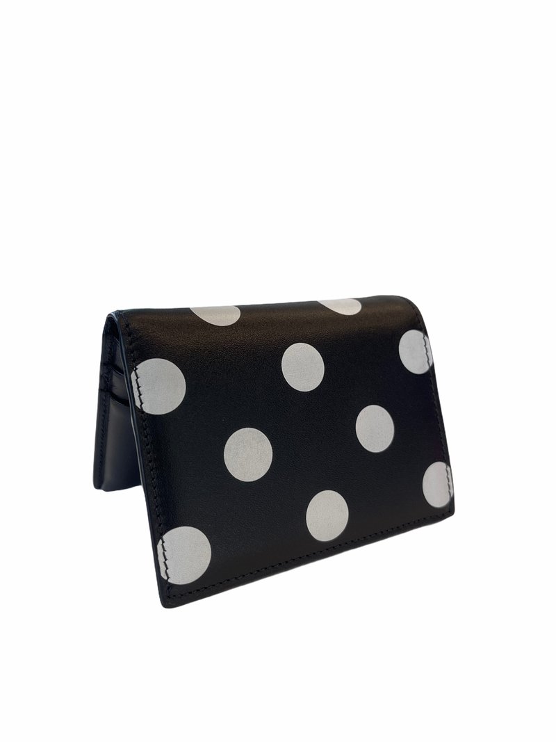 Comme des Garçons POLKA DOTS WALLET - BLACK | Garmentory