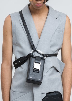 Heliot Emil Carabiner Phone Sling bag - Black | Garmentory