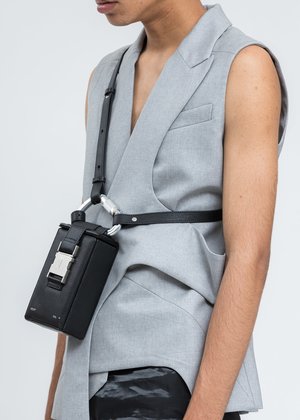 Heliot Emil Carabiner Phone Sling bag - Black | Garmentory