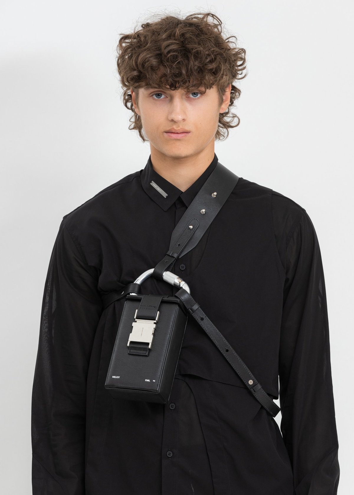 Heliot Emil Carabiner Phone Sling bag - Black | Garmentory