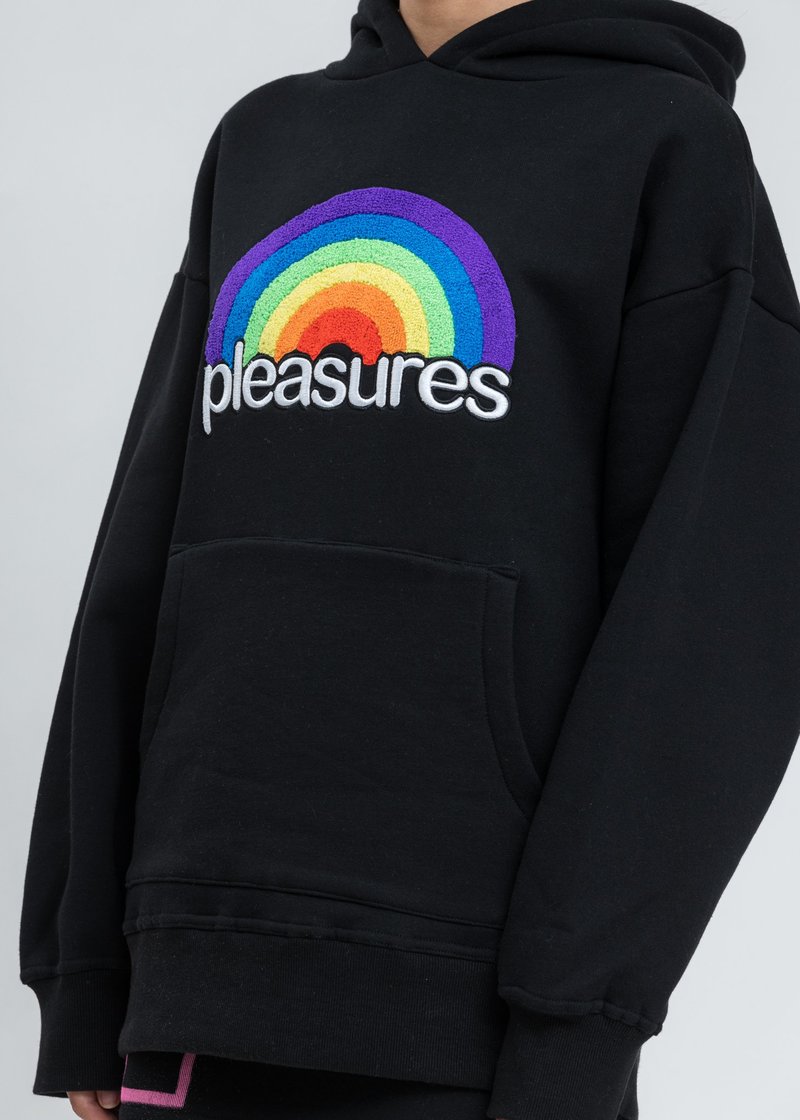 PLEASURES Good Time Hoodie sweater Black Garmentory