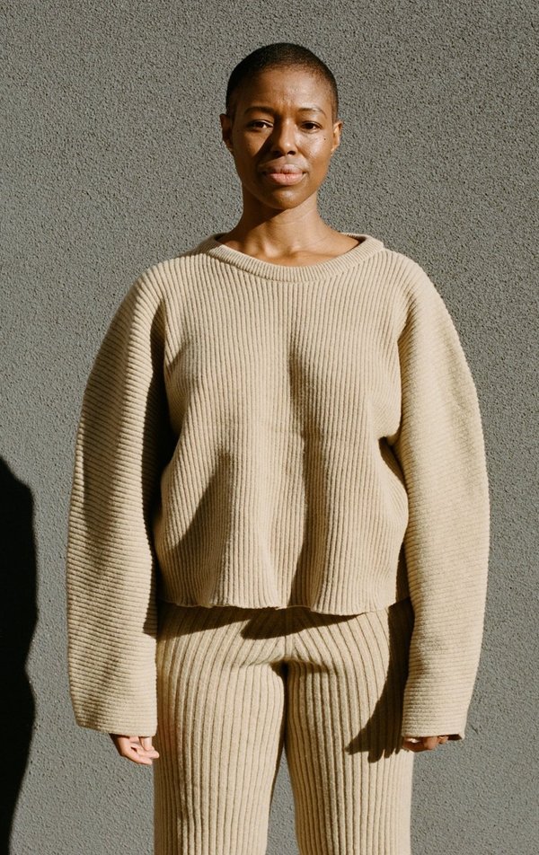 BASERANGE / KAI SWEATER ami orange