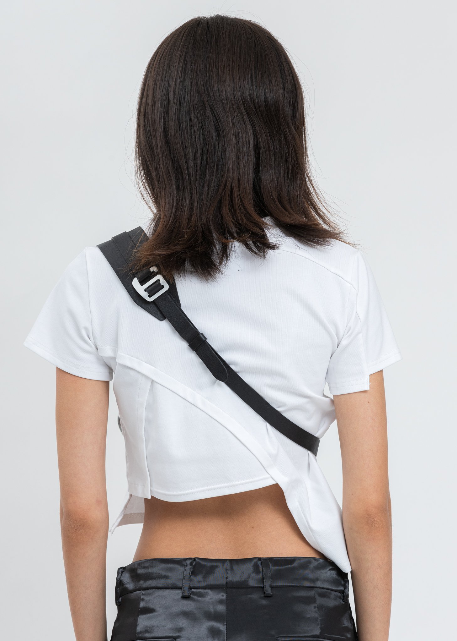 Heliot Emil Leather Harness Phone Holder Black Garmentory