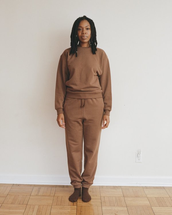 Baserange Loose Sweatshirt - Brown 