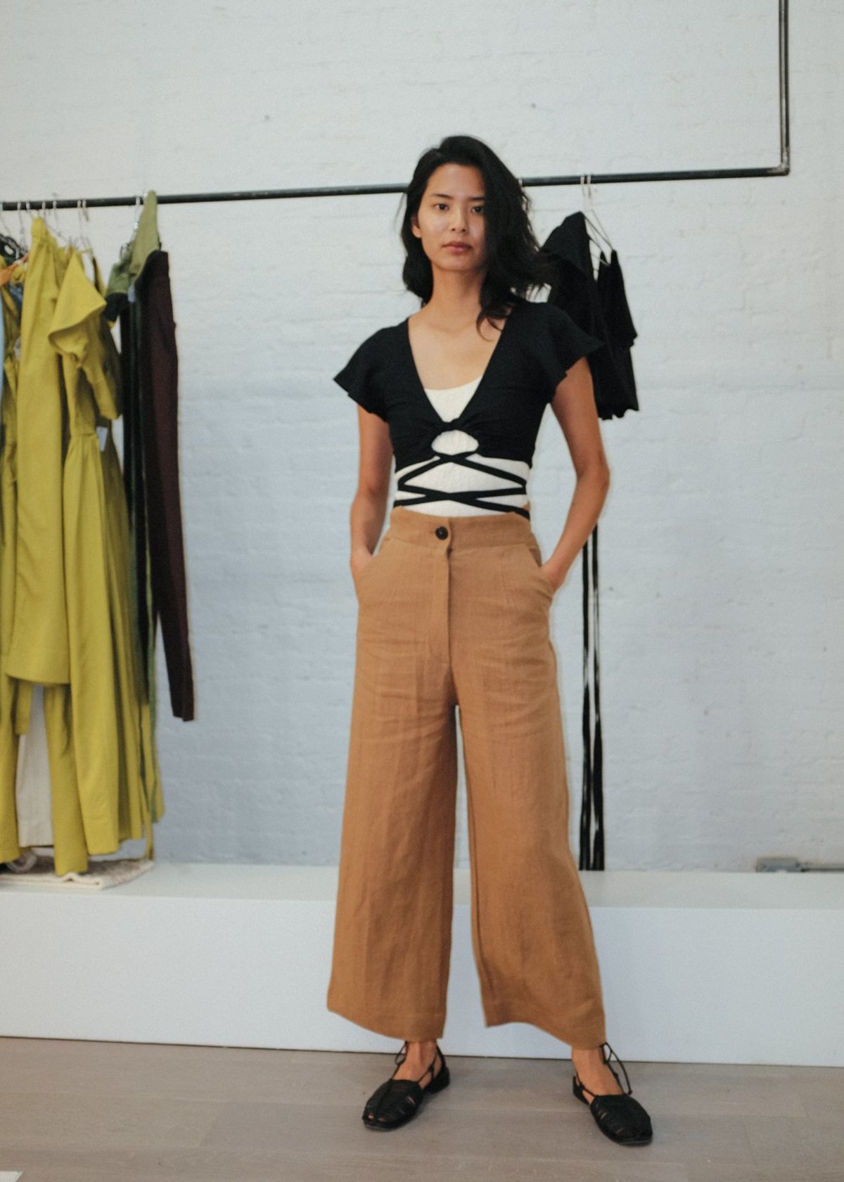 Ajaie Alaie Vuela Pants - Chai - Image 4 of 5