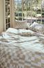 Dusen Dusen Check Duvet Set - beige/white - Thumbnail 1