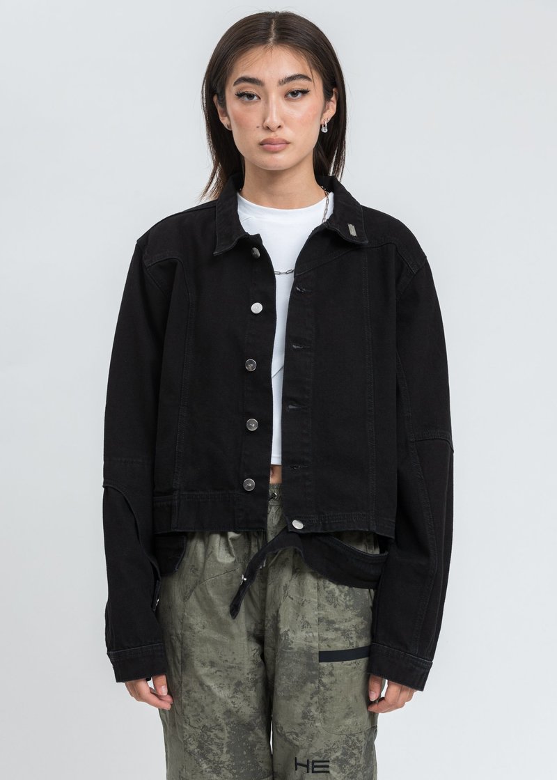 Heliot Emil Denim Jacket - Black | Garmentory