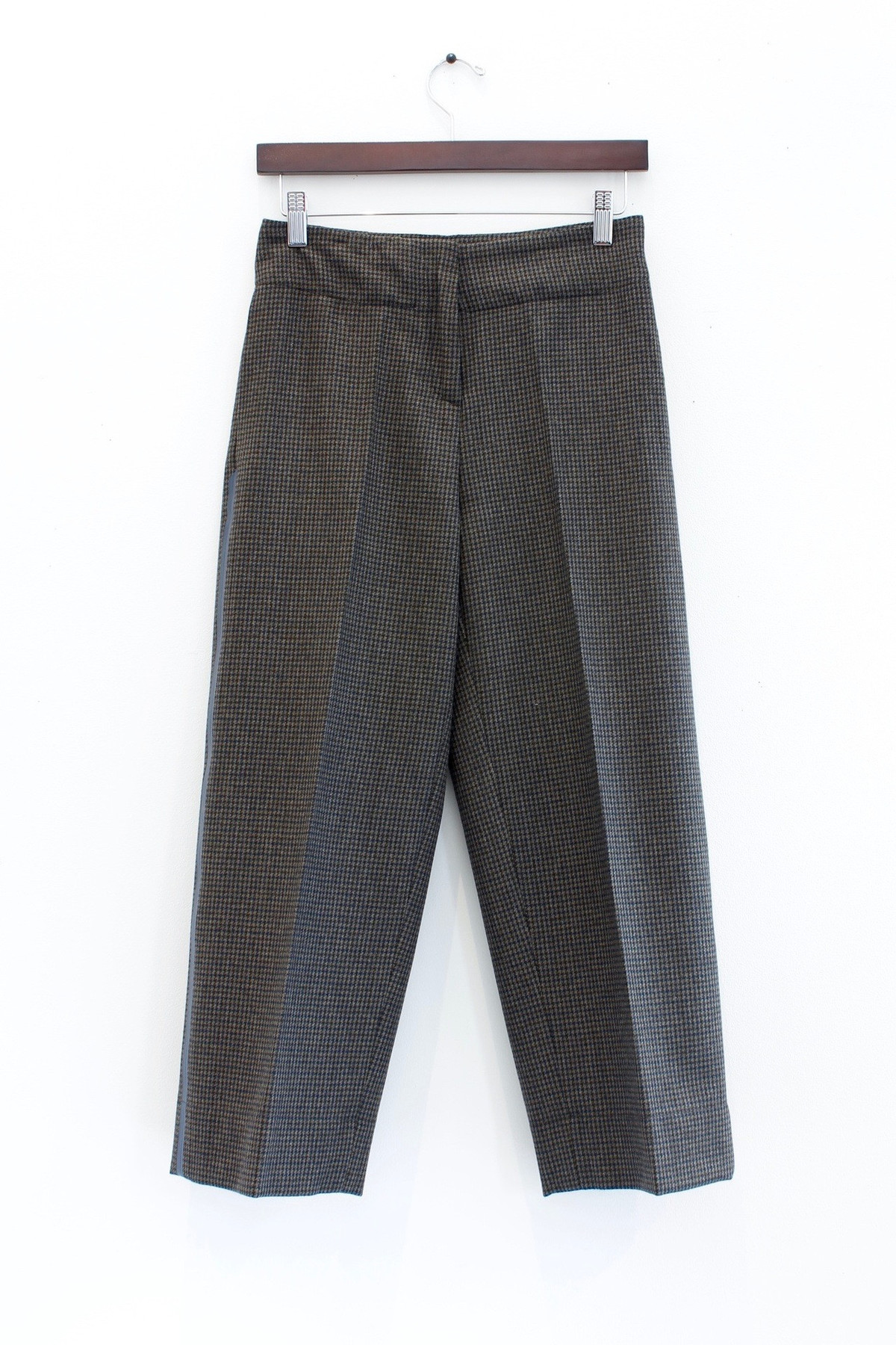 Ottod'ame Wide leg cropped wool pant - Image 1 of 2