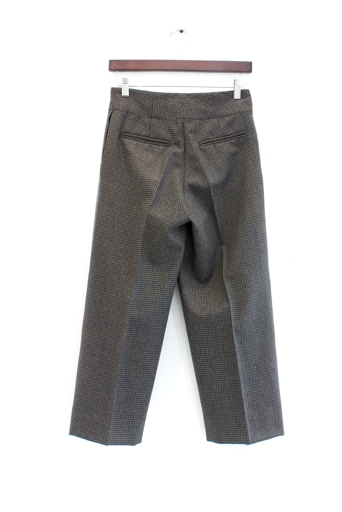 Ottod'ame Wide leg cropped wool pant - Image 2 of 2