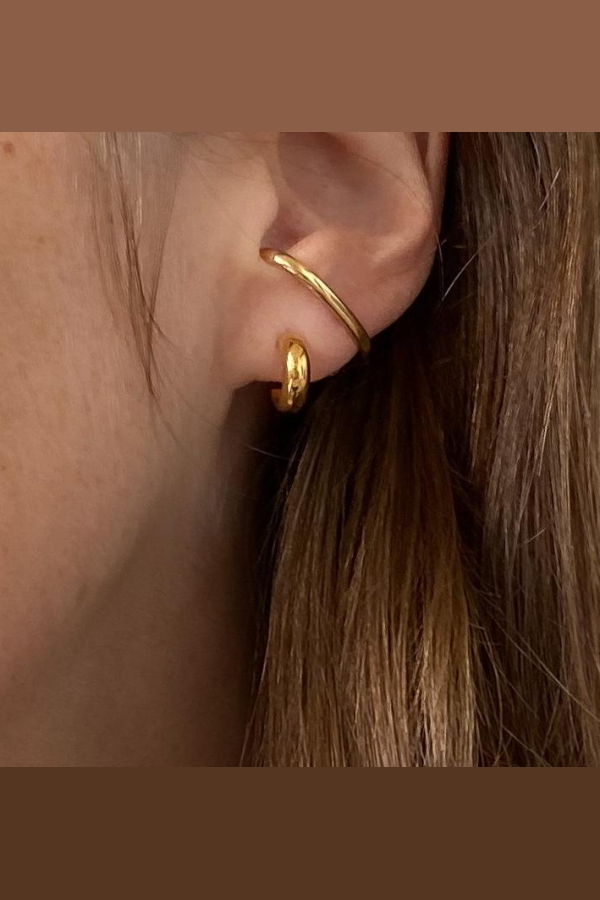Thatch Vince Hoop Earrings - 14k Gold