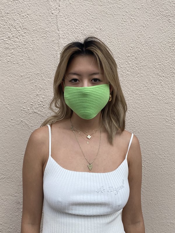 giu giu Nonna Surgical Mask - Celery giu giu Nonna Surgical Mask - Celery