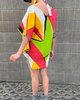Abstract Painted Art2wear Dress - Thumbnail 2