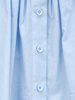 Long Volume Blouse_Light Blue - Thumbnail 9