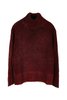 Avant Toi High Neck Oversized Pullover - Wine - Thumbnail 1