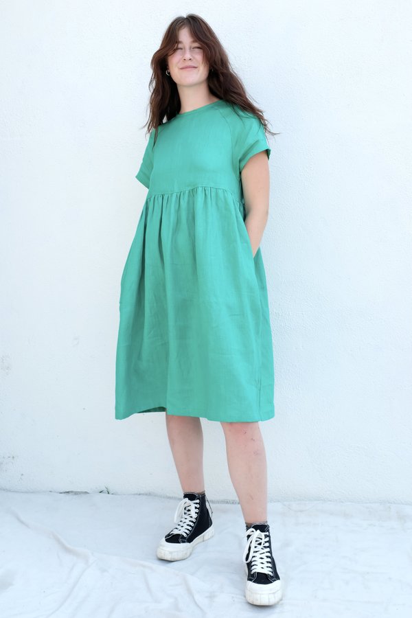 halter a line midi dress Tie Halter Neck A-Line Poplin Midi Dress – shopaleena