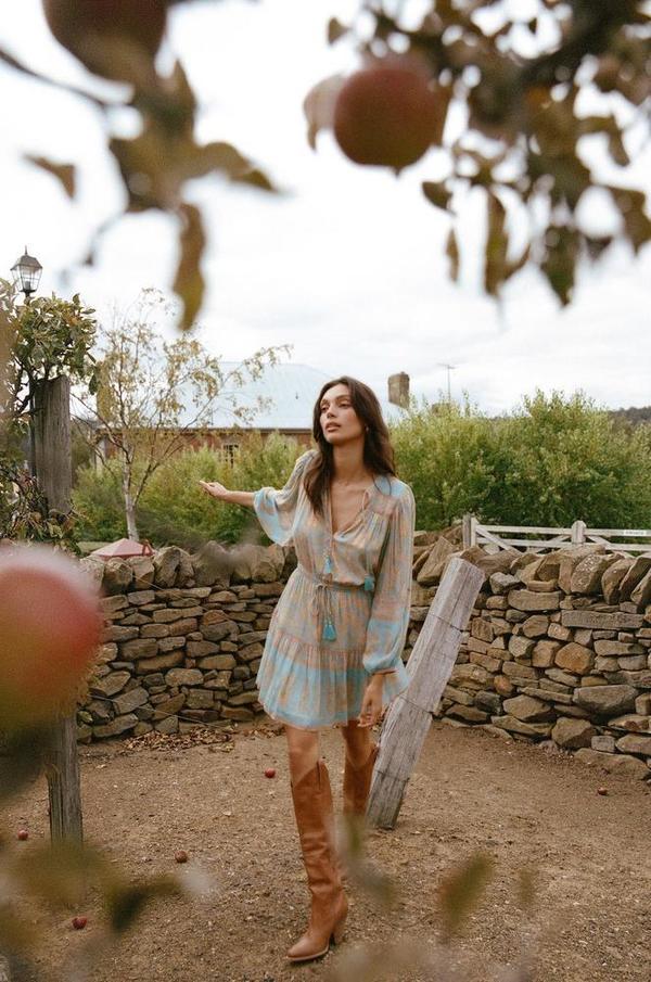 spell juniper boho mini dress & THE GYPSY COLLECTIVE Playdress - Eggshell Blue meaning that no two Olive Green Your hoco dress search Select Pants Size:30