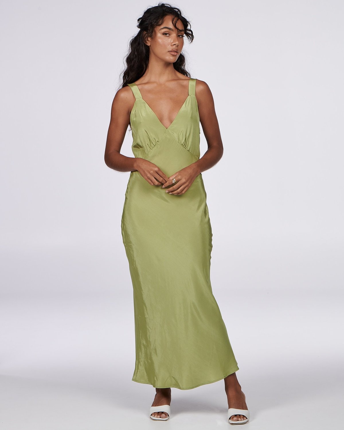 sage green holiday dress Sage Tay Dress – Prism Boutique