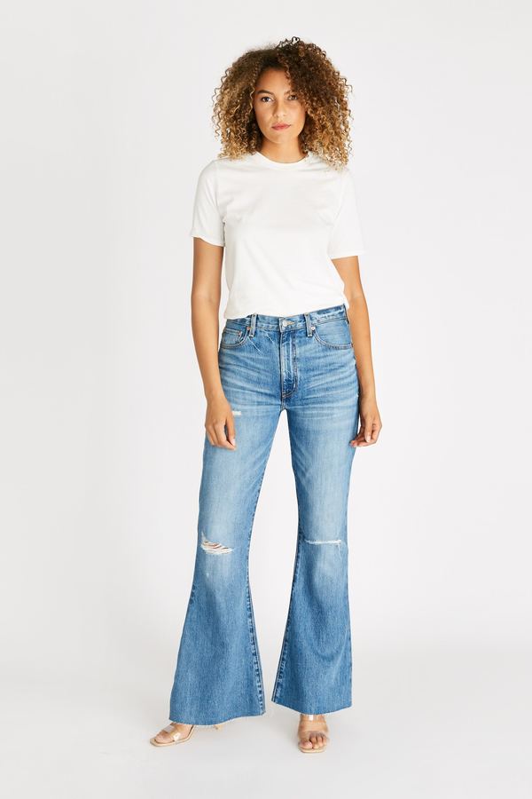 ética Nina High Rise Flare - Fleetwood | Garmentory