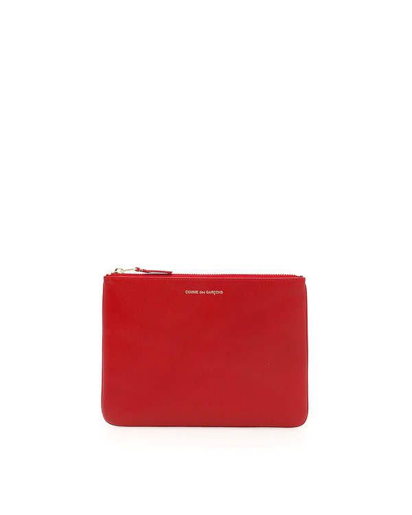 Comme des Garçons Classic Leather Pouch Wallet - Red Comme des Garçons Classic Leather Pouch Wallet - Red