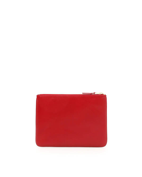 Comme des Garçons Classic Leather Pouch Wallet - Red Comme des Garçons Classic Leather Pouch Wallet - Red